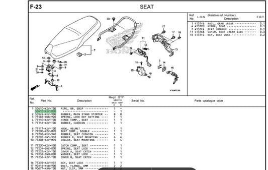 PIPE,RR GRIP-EX5 DREAM 110