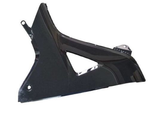 COVER,R MAIN PIPE SIDE * NH-A69P* PEARL MAGELLANIC BLACK (WAVE 110DX) - DISK BRAKE