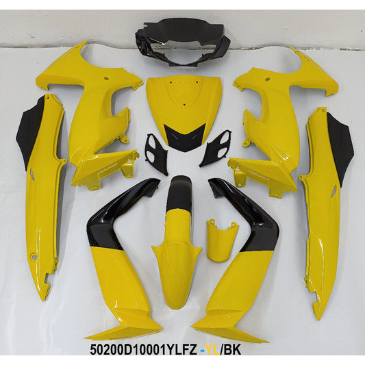 SET B/COV-YLW/BLK-12 PCS (D1)