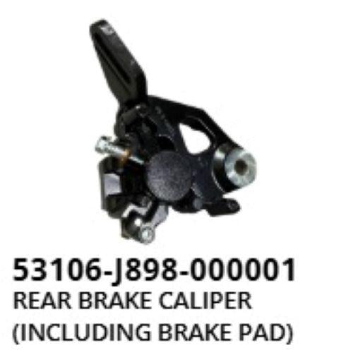 REAR BRAKE CALIPER(GT150) (INCLUDING BRAKE PAD)
