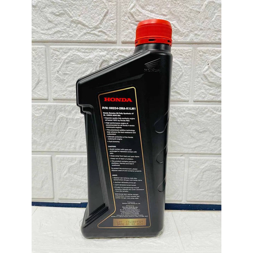 ENGINE OIL -4T FULLY 10W30 MA 1.0L