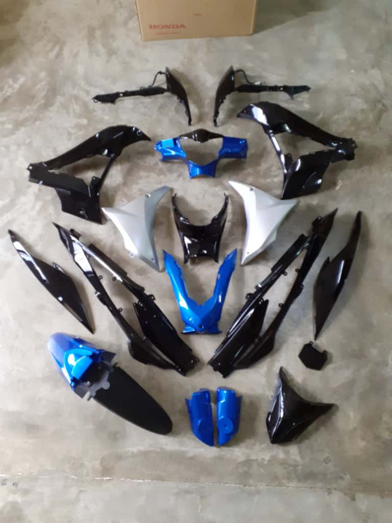 50200-519-003-BLU-E (SET B/COV 18 PCS-BLUE-FL (MR3)