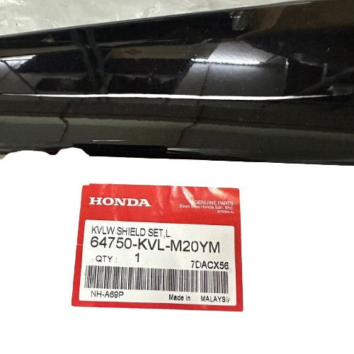 SHIELD,L.LEG-BLACK-KVLW