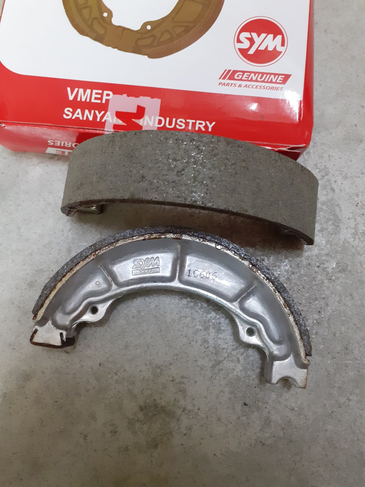 BRAKE SHOE ASSY (SET) JET POWER