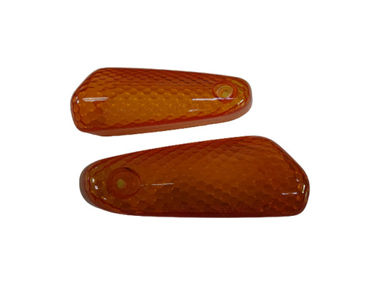 LENS SET,FRONT WINKER-KRISS-ORANGE