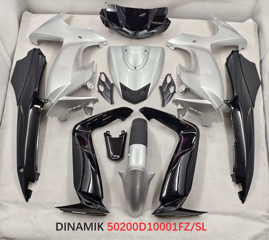 SET B/COV-BLK/SLVR-12 PCS (D1)