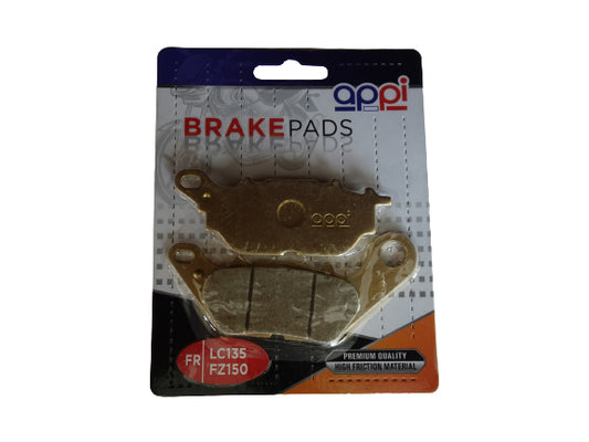 PAD SET,FRONT-135LC,EGO'S,FZ150,R15 APPI-GOLD COLOUR