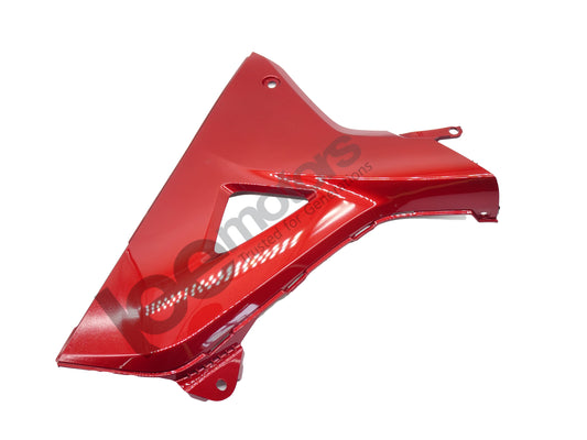 COVER,R MAIN PIPE SIDE *R-339M* EUPHORIA RED METALLIC (WAVE 110DX) - DISK BRAKE