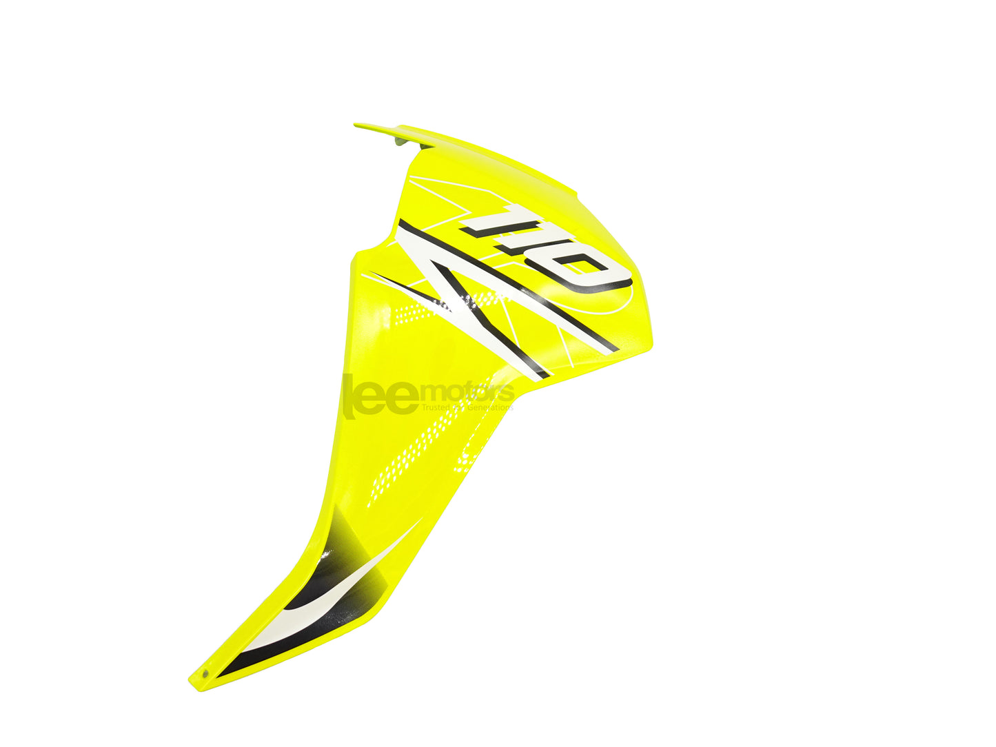 FOOT PROTECTIVE PLATE,LEFT,YELLOW YP,WITH STICKER (110R)
