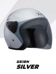 XDOT HELMET-SILVER