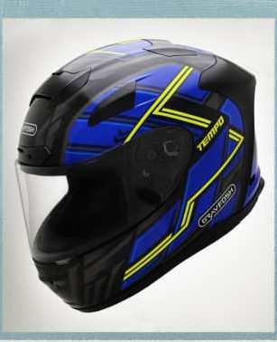 XDOT FULL FACE HELMET- TEMPO BLUE